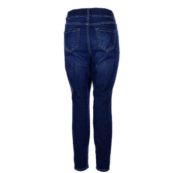 Lane Bryant Flex Magic Waistband Tighter Tummy High-Rise Straight Leg Blue Jeans - Picture 2 of 8